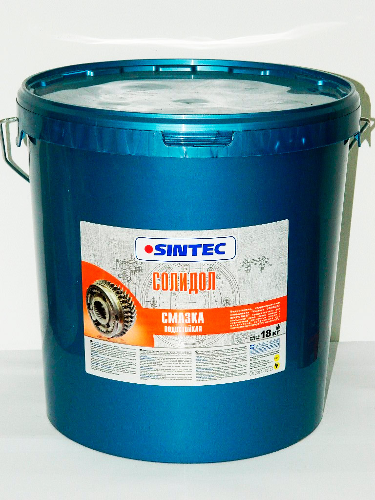 901bf8b3-d612-11e5-ac7f-0cc47a3200a7 Смазка Солидол  Sintec  18кг