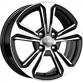 Диск колеса КиК-iFree для а/м Hyundai Solaris II "KC777" 6,0x15 4*100 ЕТ48 D54,1 алмаз черный
