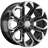 9x17/6x139,7 ET20 D106,1 1366 BKF (конус, Колпак+лого)