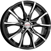 7,5x17/5x112 ET45 D66,6 Твист (КС697М) Алмаз черный
