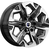 7,5x17/6x139,7 ET30 D106,1 Тейт (КС1050) Алмаз черный