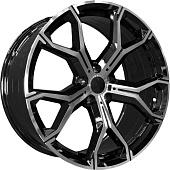 10,5x20/5x112 ET40 D66,6 5445 Gloss Black Machine Face (PDW)