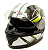Шлем интеграл HIZER B5162 #3 (M) black/lemon
