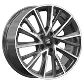 Диск колеса КиК "КР010" 7,5x18 5*108 ET36 D65,1 Diamond Black Gris (EXEED TXL)