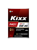 Масло моторное Kixx PAO1 SAE 0w-40 синт. (4л)