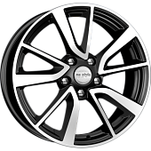 Диск колеса КиК для а/м Nissan Qashqai J11"КС699" 7,0x17 5*114,3 ET40 D66,1 Алмаз черный
